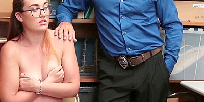 Teen 18+ Brunette Fucked Hard By Officer Hard Dick - Kat Monroe