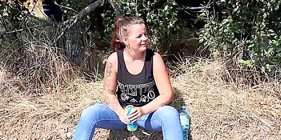 Pee Adventures - Pissing Herself While Talking With Her Boyfriend On The Phone