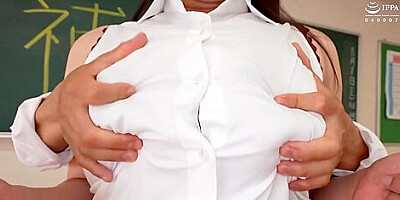 [bobb-354] K-cup Bursting Tits Teacher Rens Physical Boob Class! Beautiful Big Tits And Passionate Titty Play Turn On Her Sex Switch! Scene 1