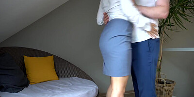 Boss Rips Off Secretarys Pencil Skirt - Business-bitch