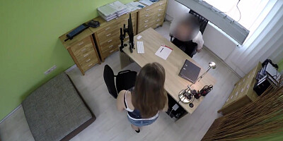 LOAN4K. Buxom babe gets fucked on table of loan manager for cash