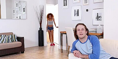 Black Teen 18+ Kendall Woods Gets Freaky With Riley King