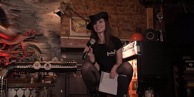 Jeny Smith public naked on stage