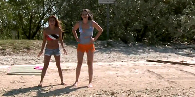 Look at Celeste Star messing around on motor boat