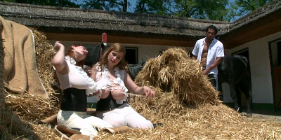 Four-Way Fuckers At The Busty Riding Academy